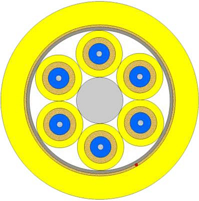 Indoor Flexible Breakout Cable 2-24F